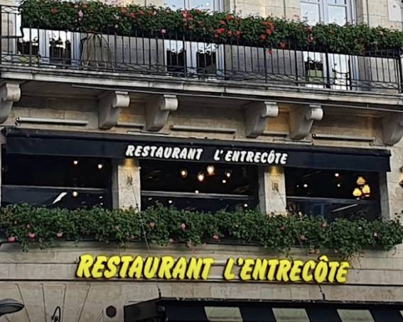 Restaurant l’entrecôte à Bordeaux